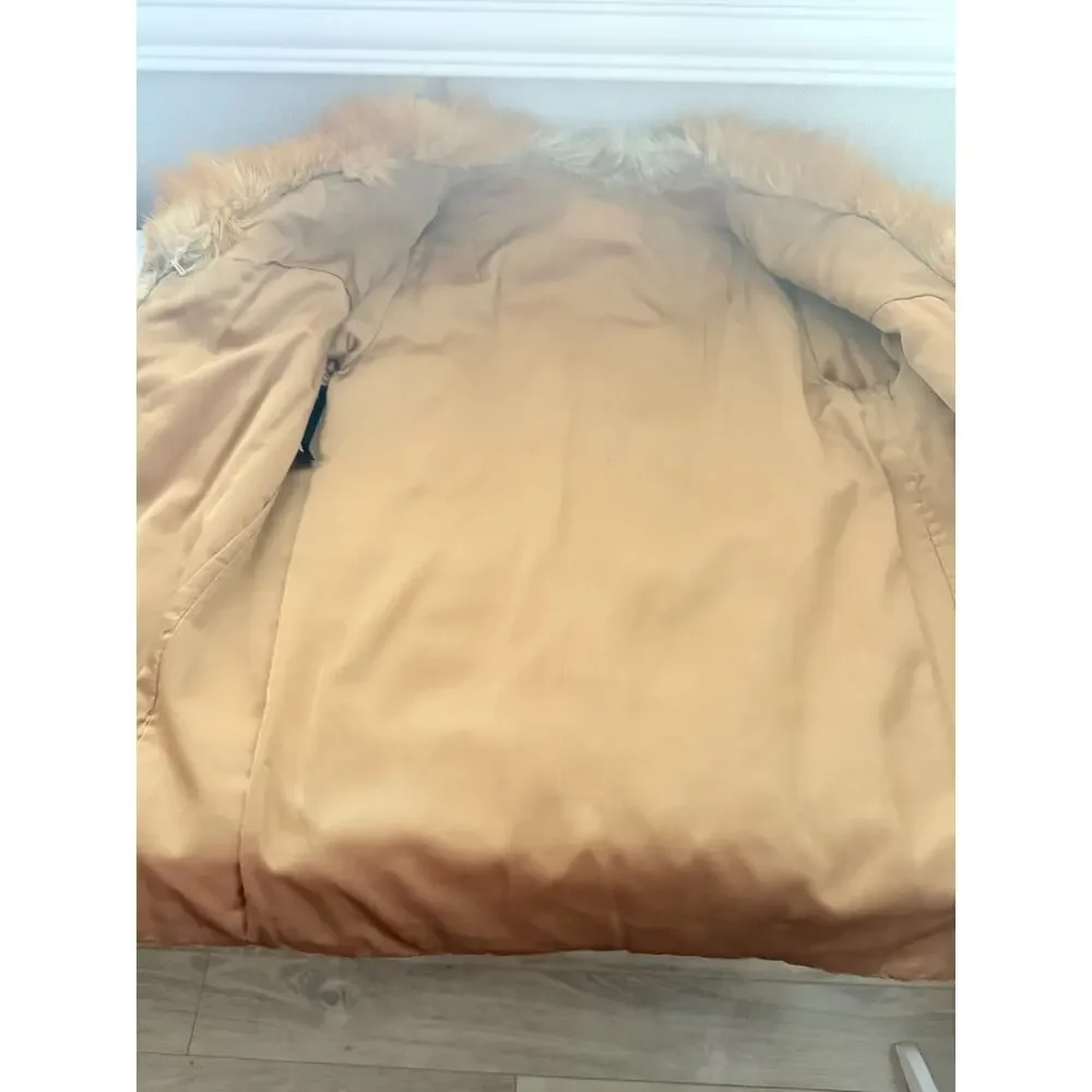 Saks Fifth Avenue Golden Fur Jacket - Picture 7 of 16